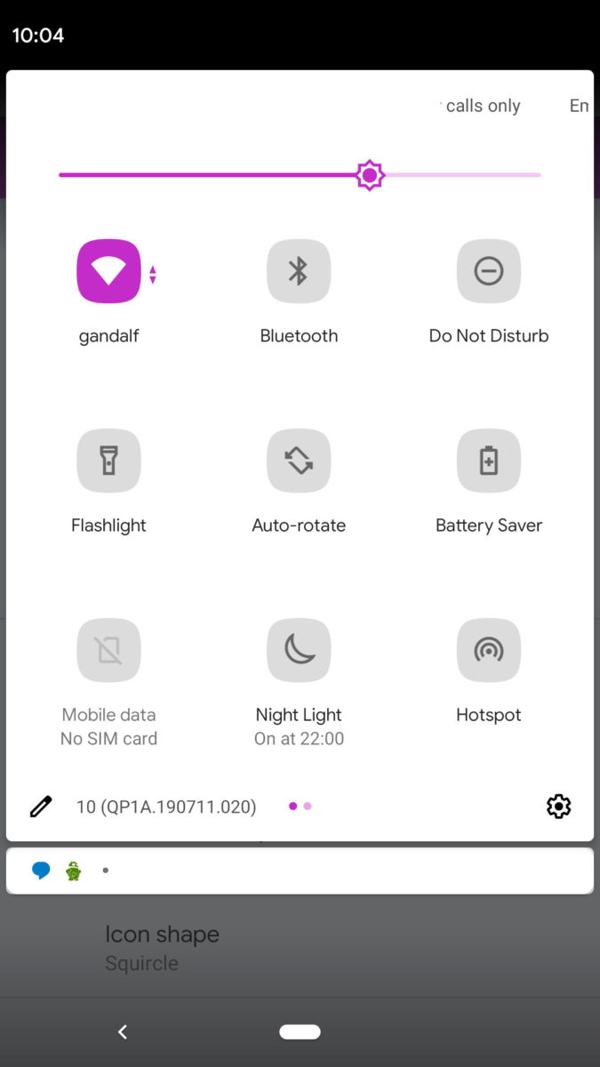 Android 10 warna aksen 4