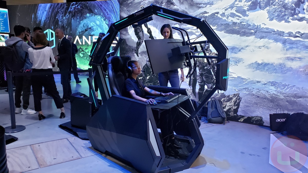 Acer melipat kursi gaming unik dengan La Thronos Air