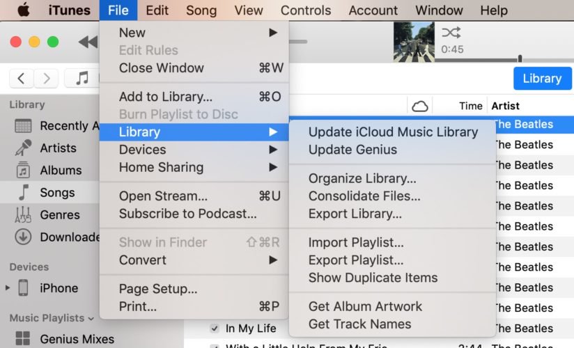 Consolide sus archivos multimedia de iTunes
