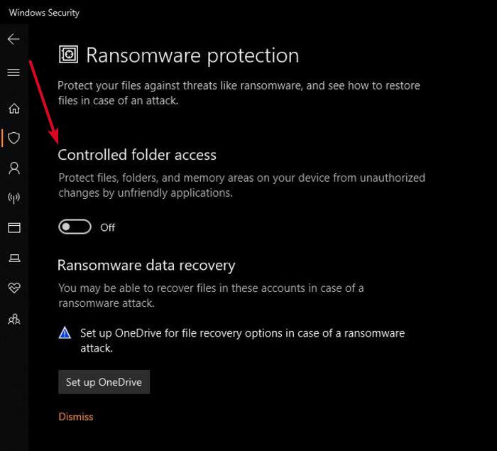 Aktifkan Perlindungan Ransomware Windows Perlindungan Defans Ransomware Mengelola Akses Folder Terkendali