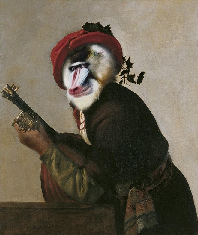25 gambar lucu hewan Photoshopped ke lukisan Renaissance 15
