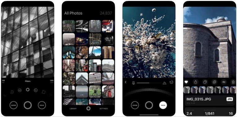 Ứng dụng camera tốt nhất cho iPhone Obscura2