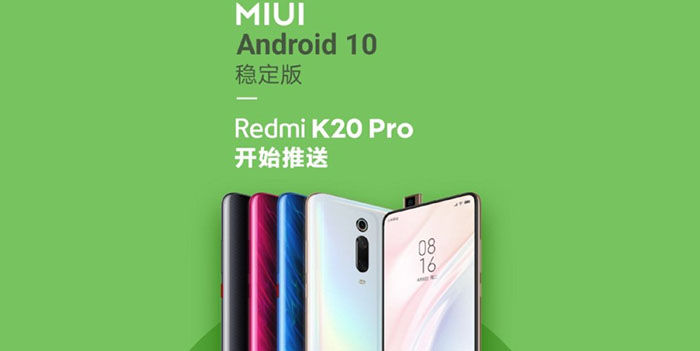 Android 10 tiba di Redmi K20 Pro "width =" 700 "height =" 351
