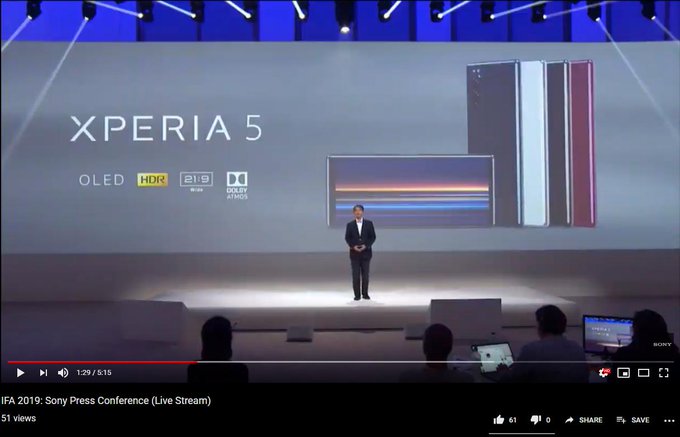 Sony Xperia 5 bisa jadi nama unggulan yang lebih kecil