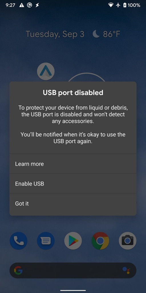 Port USB Android Ponsel pintar Google