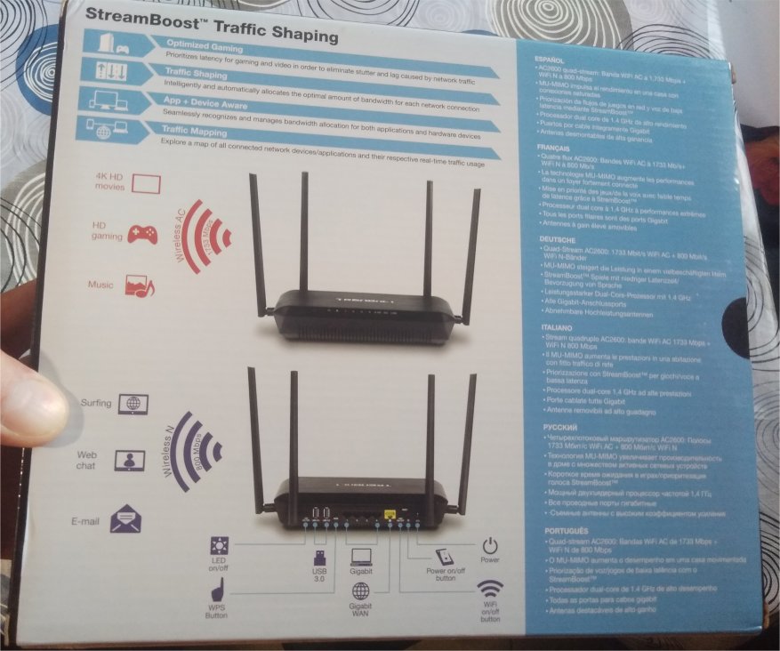 Router TrendNet TEW-827DRU: tidak murah, sangat keren 1