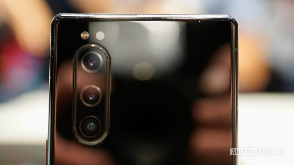 Closeup Sony Xperia 5camera