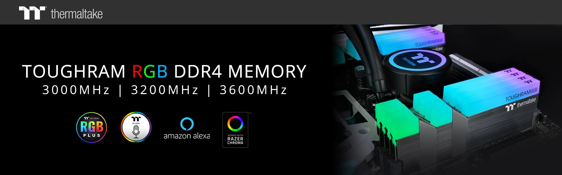 Thermaltake meluncurkan memori TOUGHRAM RGB DDR4 3600MHz | 3200MHz | 3000MHz 16GB