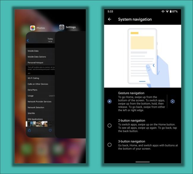 Android 10 Fitur Sudah di Navigasi Gerakan iPhone 2