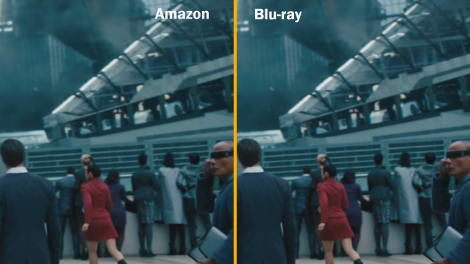 Amazon Video Instan versus gambar berkualitas Blu-ray Star Trek