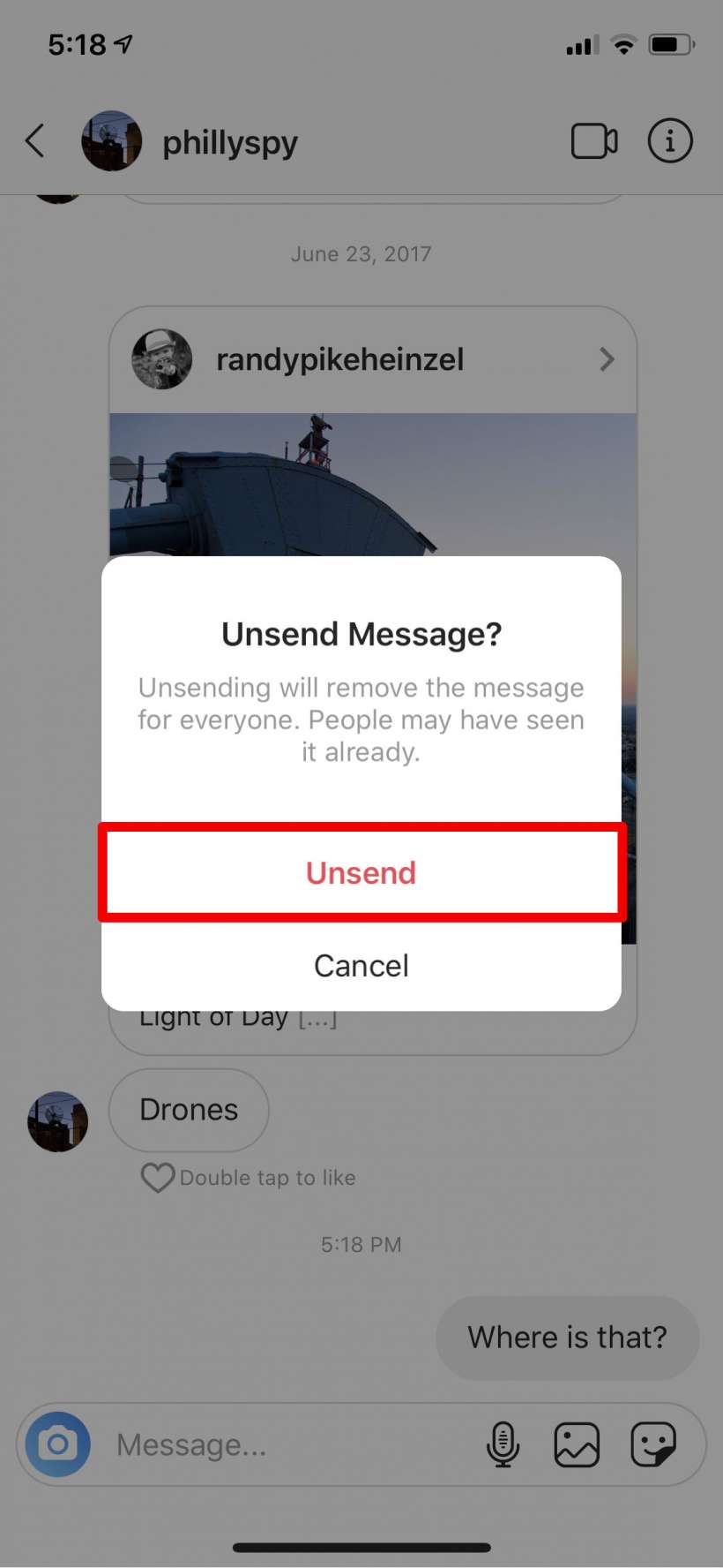Bagaimana cara menghapus Instagram pesan sebelum orang melihatnya di iPhone dan iPad.