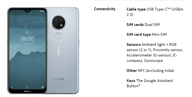 [Update: Just India] Nokia 6.2 dan 7.2 tidak akan memiliki NFC di beberapa pasar - itu berarti tidak ada Google Pay 1