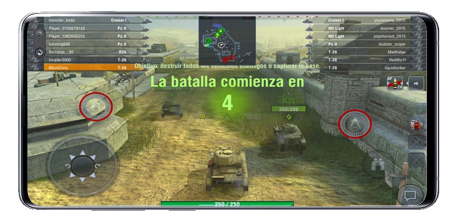 Memulai game di World of Tanks Blitz MMO