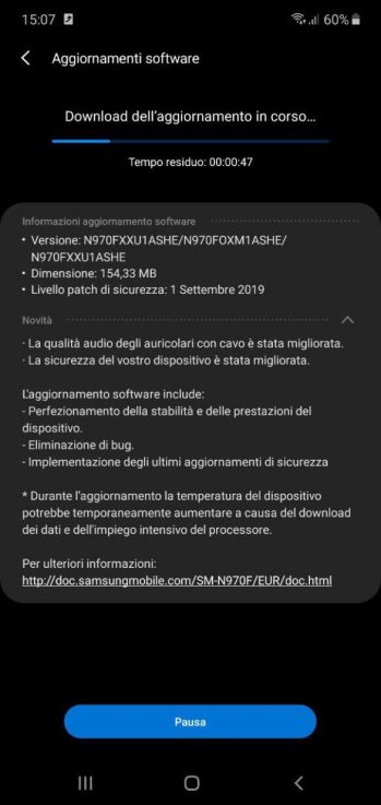 Комплетен список со промени за Galaxy Note 10 |  Evovsmart.it