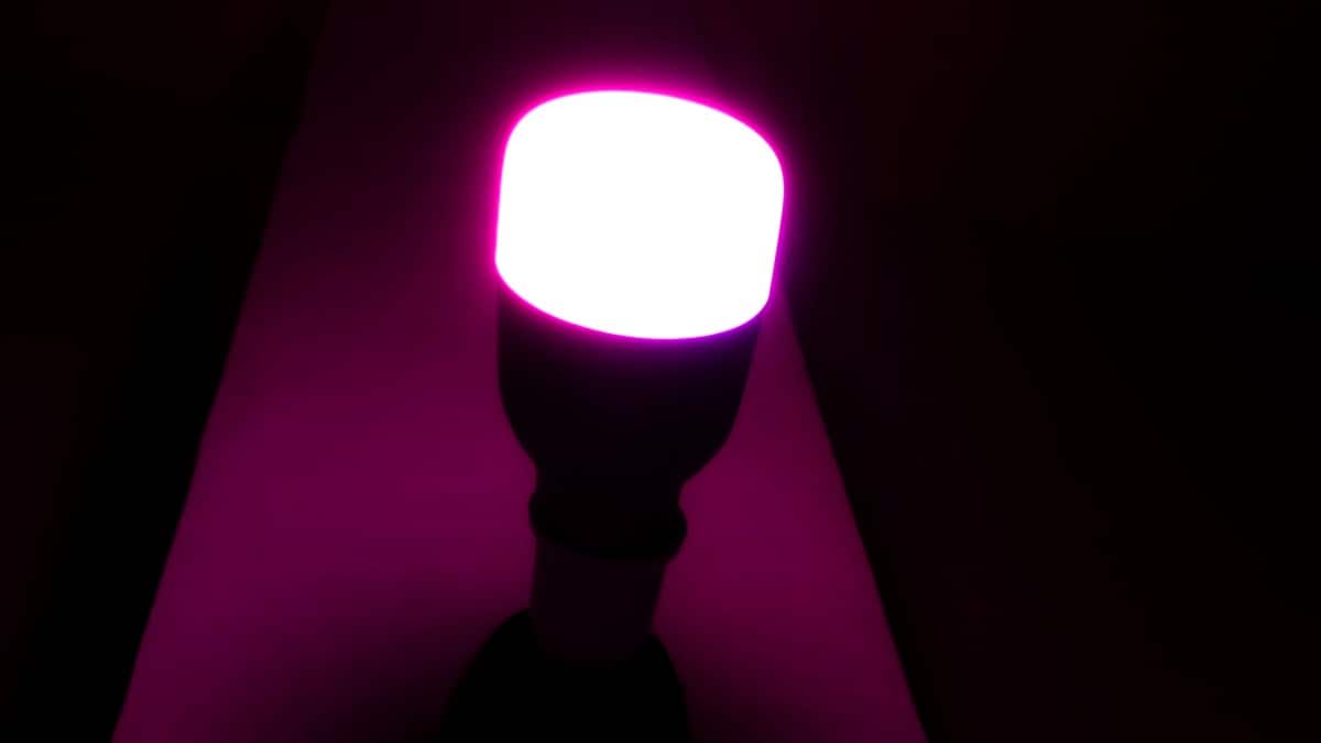 Mi bohlam LED pintar ungu Mi Bohlam LED pintar