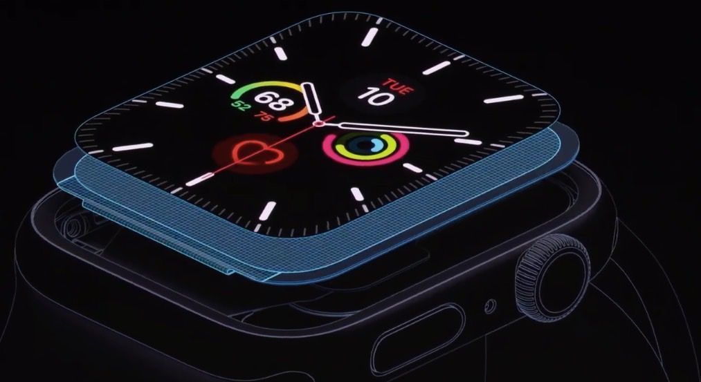 itu Apple Watch 5 menjaga baterai hingga 18 jam bahkan dengan layar baru selalu menyala