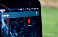 Ikon Netflix di layar beranda HTC 10.