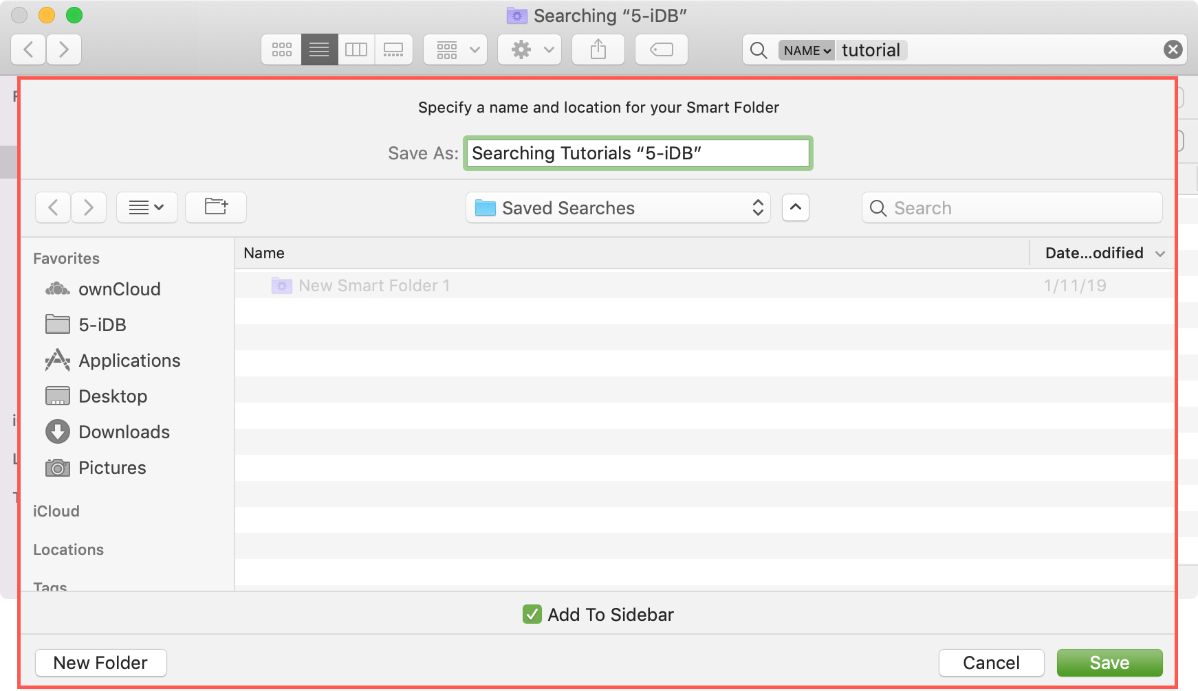 Vyhľadávač Finder Save Mac
