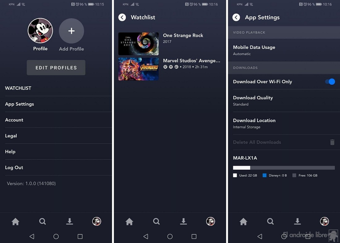 Kami menguji Disney + di Android: ini adalah layanan streaming Disney 6