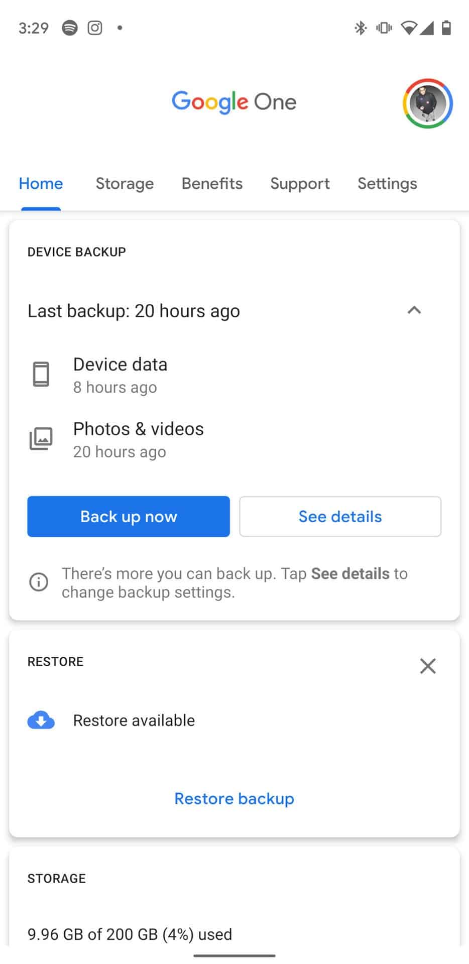 Google One mulai bersaing dengan Foto Google di Cadangan 1
