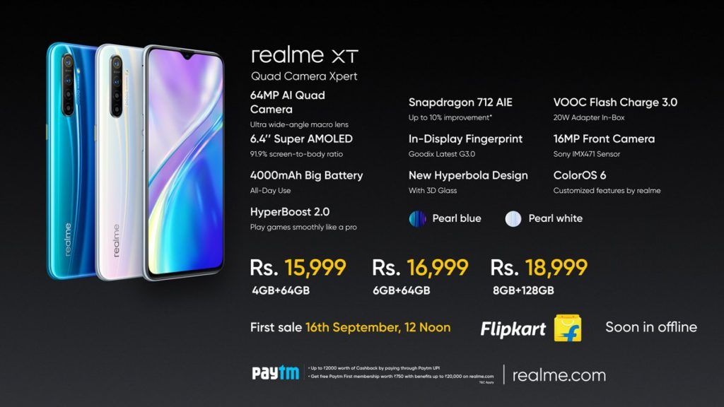 Realme XT 730G Diumumkan dengan Snapdragon 730 SoC, 30W Fast Charging; Akan Diluncurkan di India pada bulan Desember 1