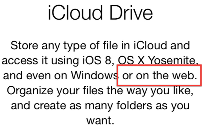 iCloud Drive juga dapat diakses dari Windows dan iCloud.com 3