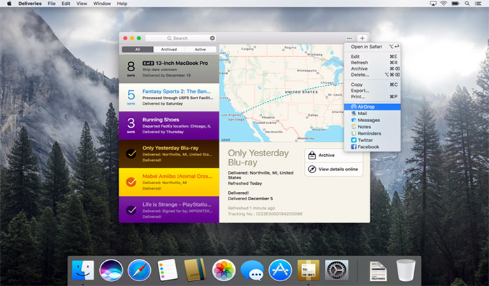 Menampilkan Screenshot Widget Mac