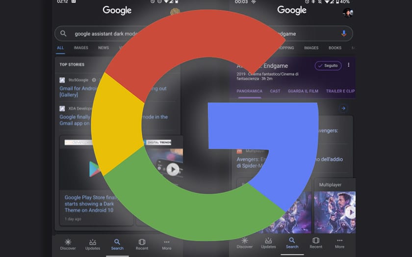 Aplikasi Google: mode gelap mendarat di Android 10, unduh APK