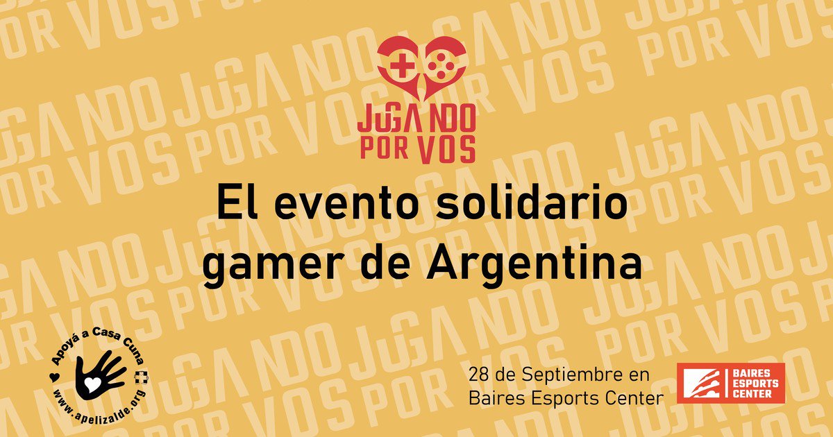 Gamer dan influencer paling penting di Argentina bergabung karena alasan solidaritas - 13/09/2019