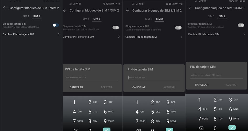Cara mengubah kode PIN SIM di Android 2