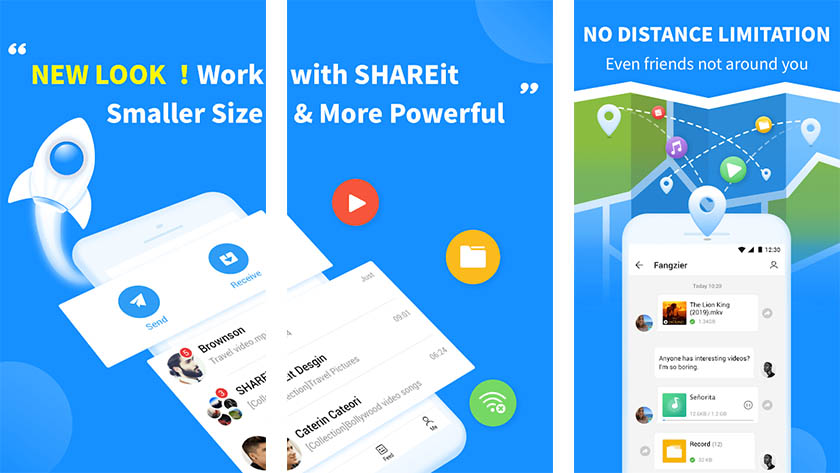 SHAREit Lite adalah salah satu aplikasi Android baru terbaik
