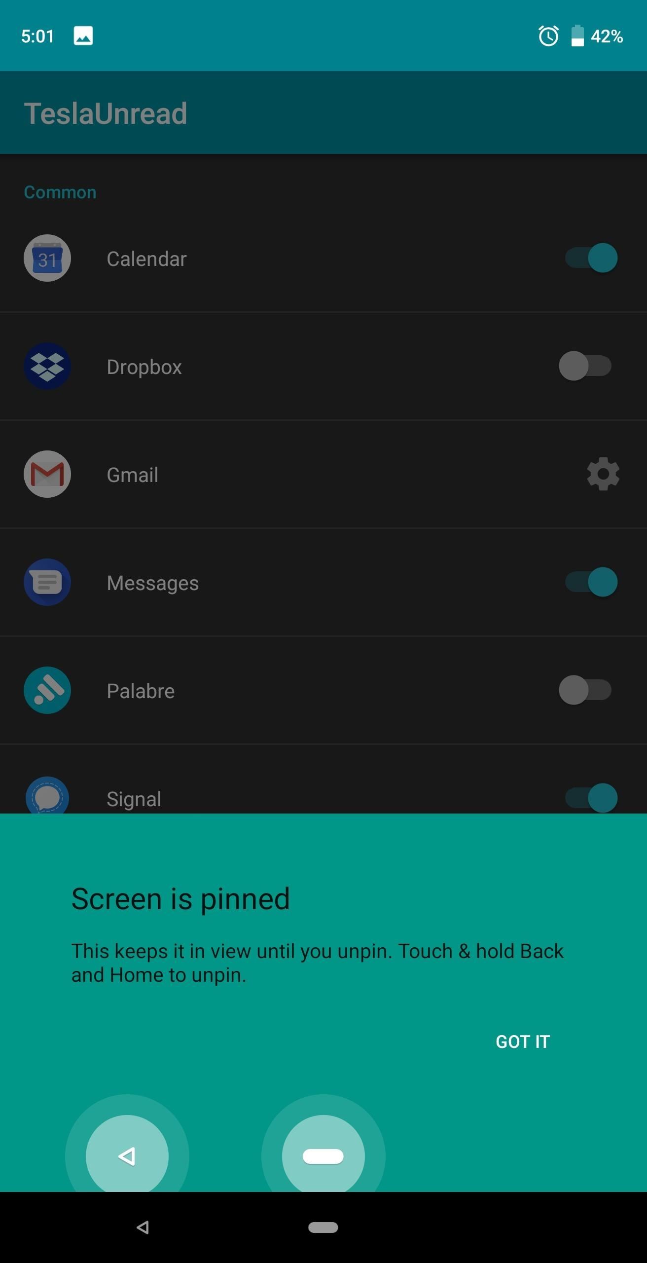 Cara menggunakan Pin Layar di Android 9.0 Pin untuk memblokir aplikasi latar depan
