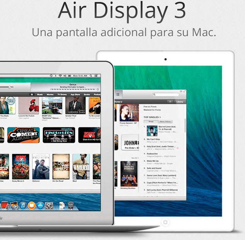 Màn hình không khí 3, một ứng dụng sao chép màn hình Mac trên iPhone hoặc iPad bằng USB và Wi-Fi 3