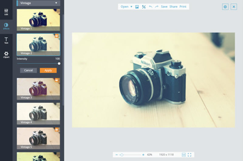 5  herramienta web para aplicar filtros a fotos 2