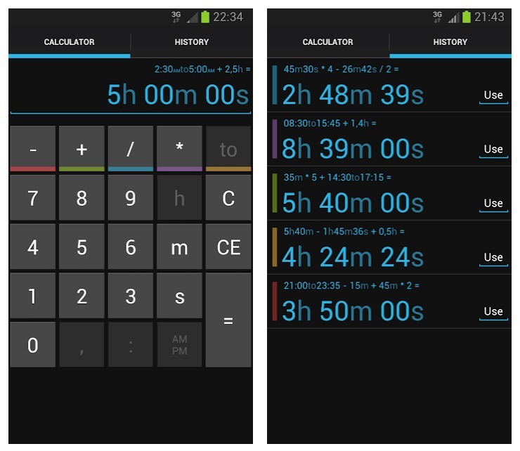 Time Calc "width =" 500 "height =" 434