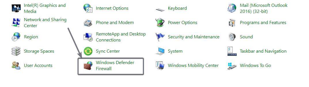 Cho phép hoặc chặn ứng dụng Windows Tường lửa được kích hoạt Windows 10 2
