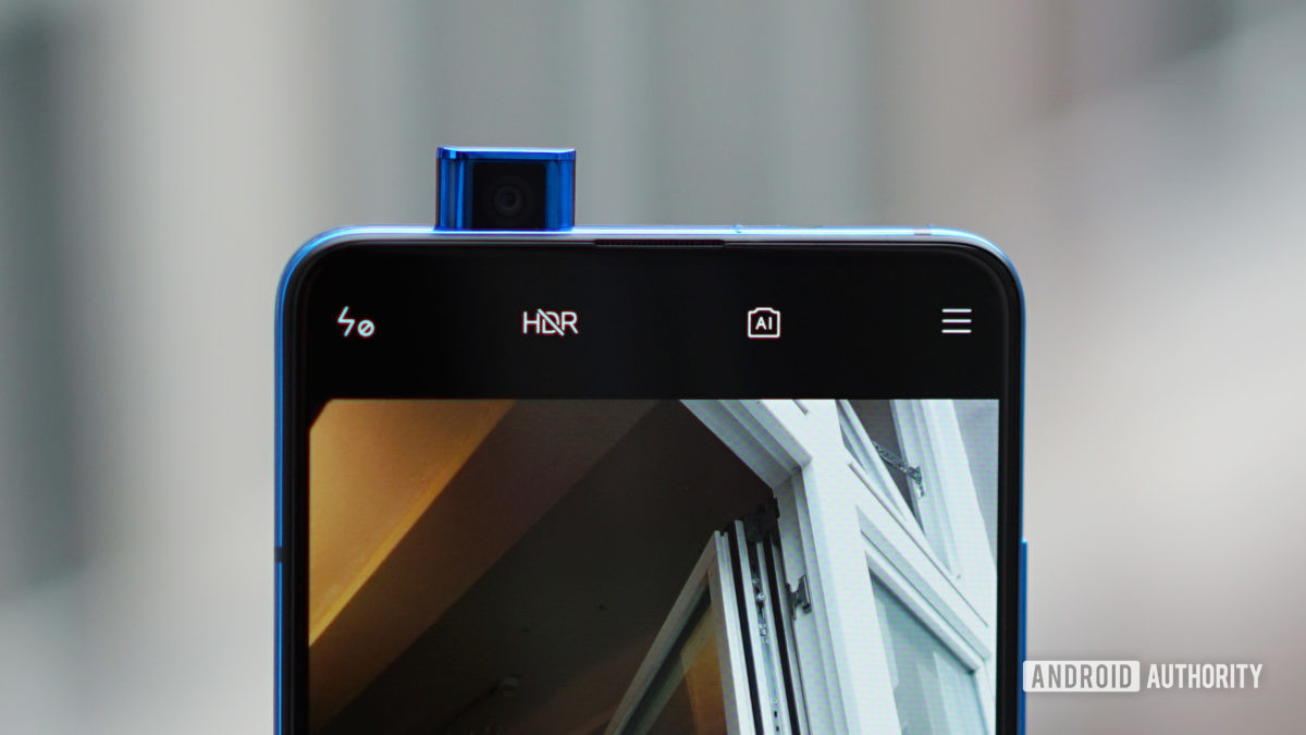 Xiaomi Mi 9T Pro kamera pop up selfie gletser biru