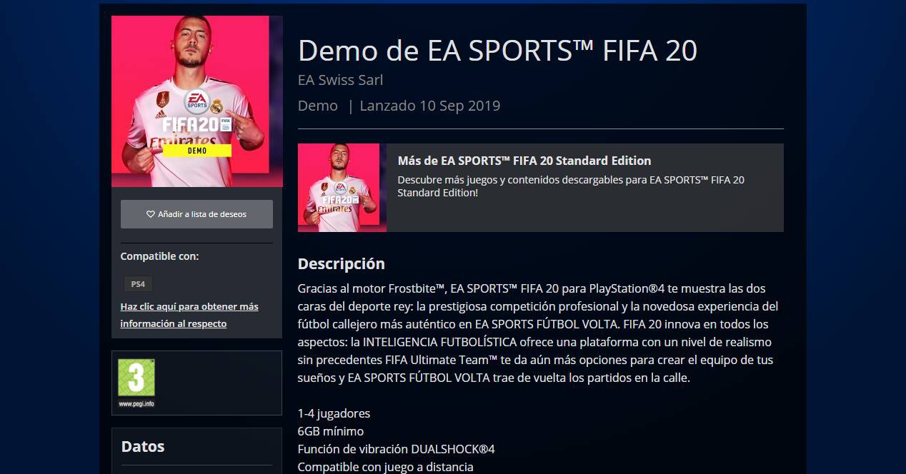 Demo FIFA 20