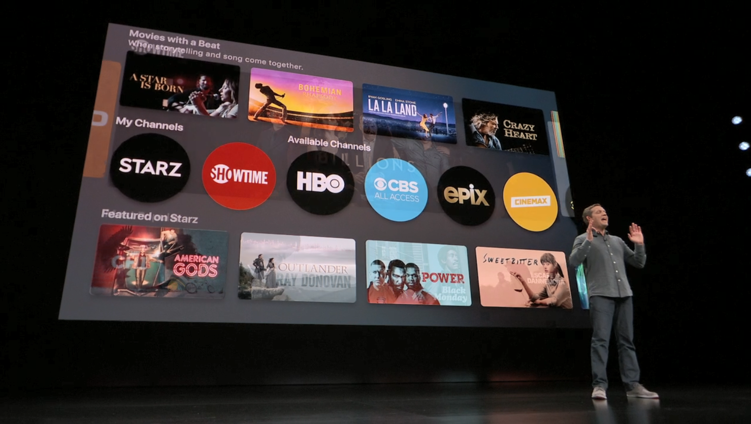  Itu Apple Aplikasi TV memungkinkan Anda menonton acara dari berbagai saluran TV dan layanan streaming