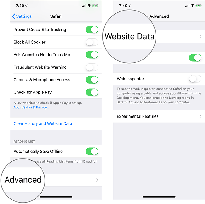 Bersihkan Data Situs Web Safari di iPhone atau iPad