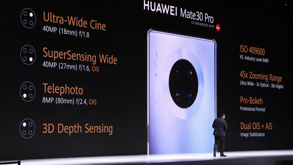 Huawei Mate 30 Pro adalah smartphone pertama di dunia dengan sensor video khusus