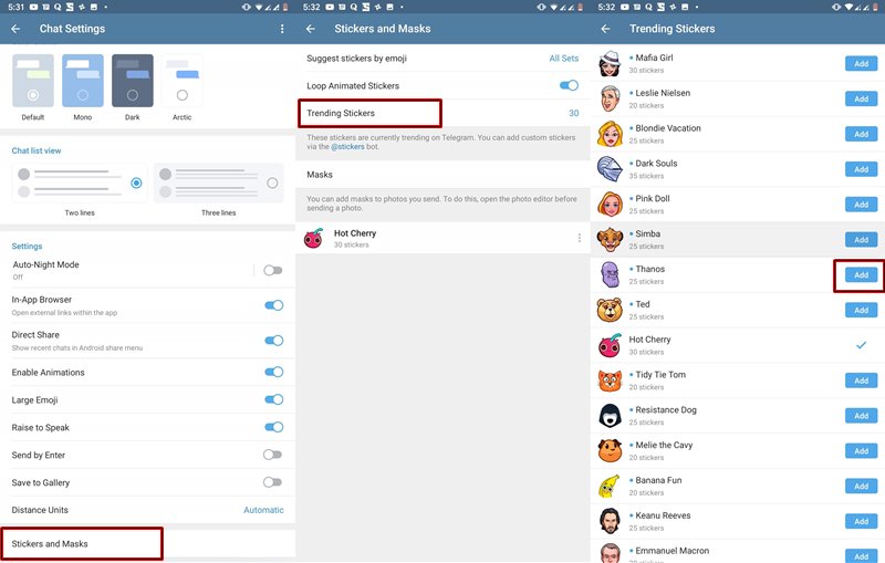 Cara Menambahkan Stiker  Telegram  ke  WhatsApp  