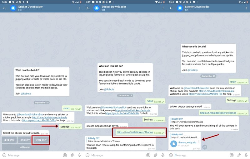 Cara Menambahkan Stiker  Telegram  ke WhatsApp 