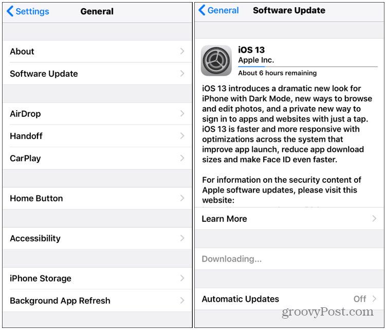 Cách cập nhật iPhone của bạn lên iOS 13 2