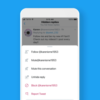 Twitter memungkinkan pengguna AS menyembunyikan balasan di utas mereka 3