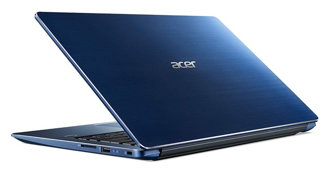 Acer Swift 3 SF314-56G-79D1: Notebook Core i7 dengan grafis GeForce MX250 dan Windows 10 Rumah
