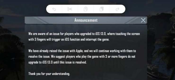 Bug di iOS 13 mencegah enjoyingFortnite’Dan‘ PUBG Mobile ’ 3