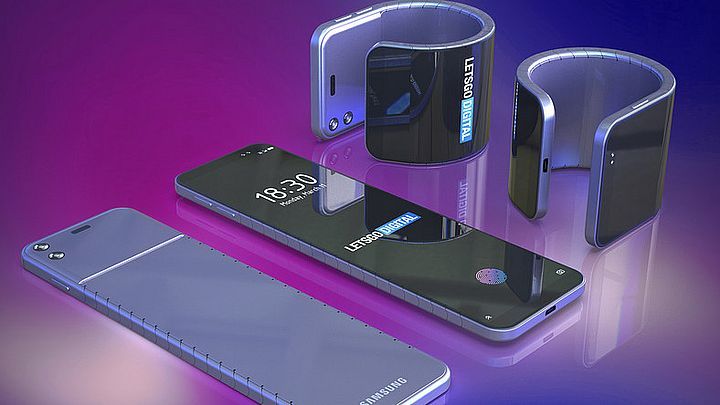 Samsung Copyrights Smartphone Dengan Layar Lipat