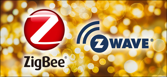 Logo ZigBee dan Z-Wave.