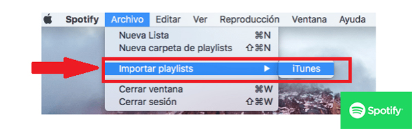 Importar playlists diretamente do iTunes
